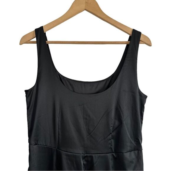 A DAY Long Haul Satin Jumpsuit Black - Picture 5 of 8